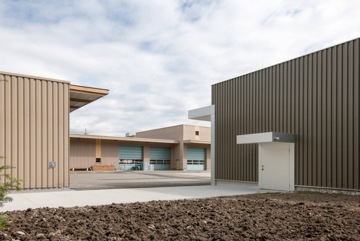 Werkhofanlage mit Wendeplatz, Neubau und Bestand