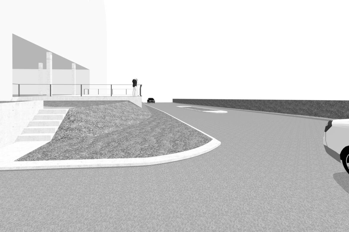 Konzeptbild, Knotensichtweite Ausfahrt