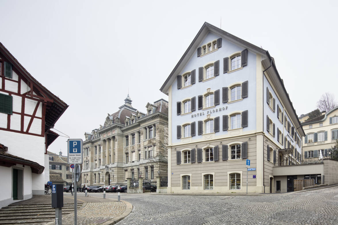 Aussenansicht denkmalgeschützte Fassade