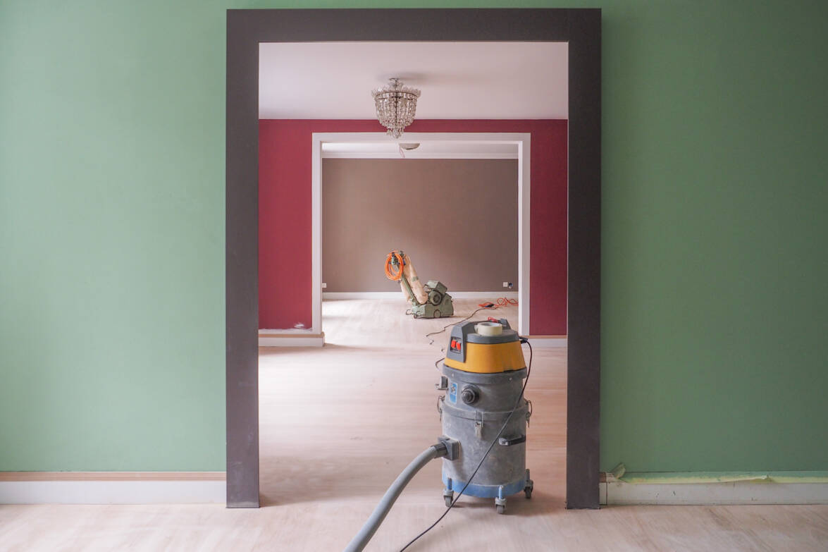 Baustelle Lounge Erdgeschoss