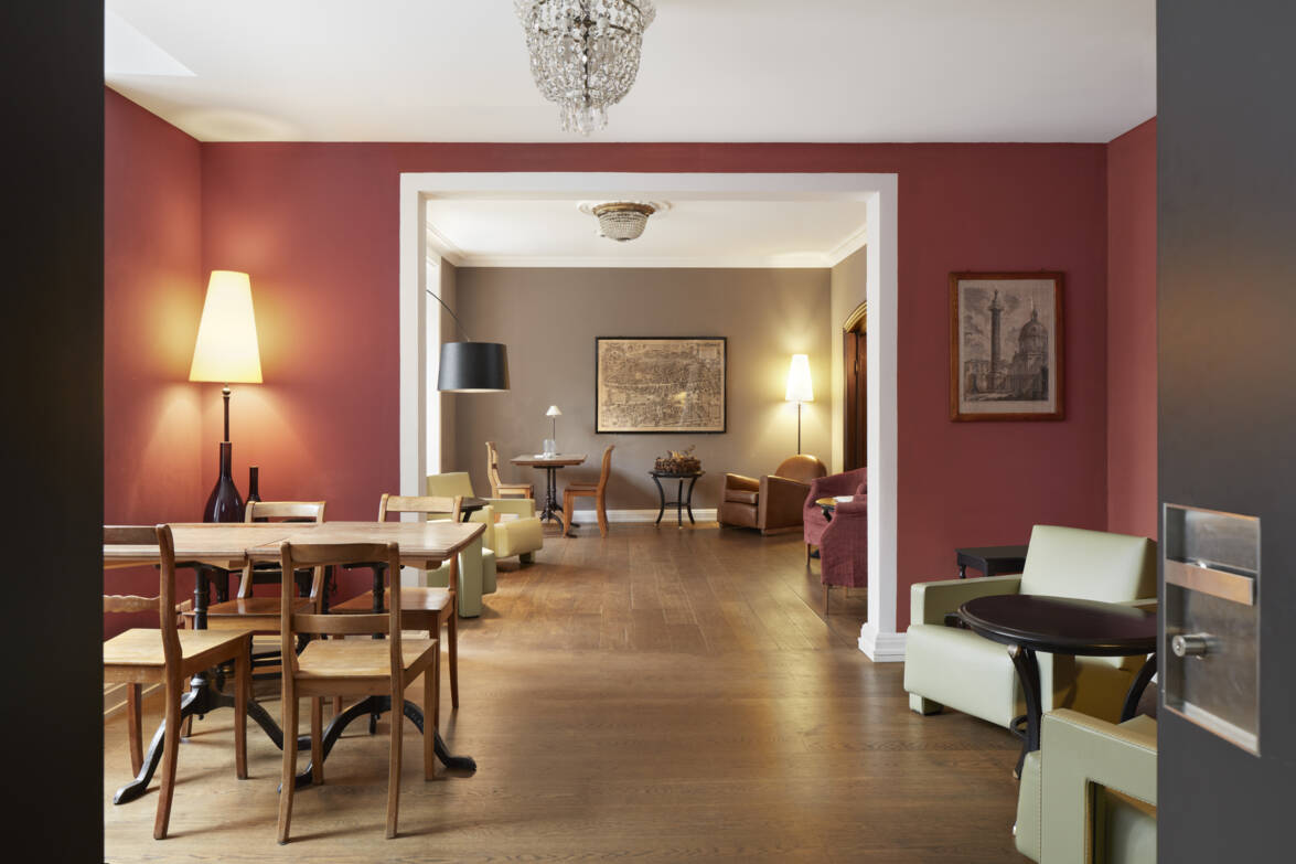 Aufenthaltsbereich Bibliothek