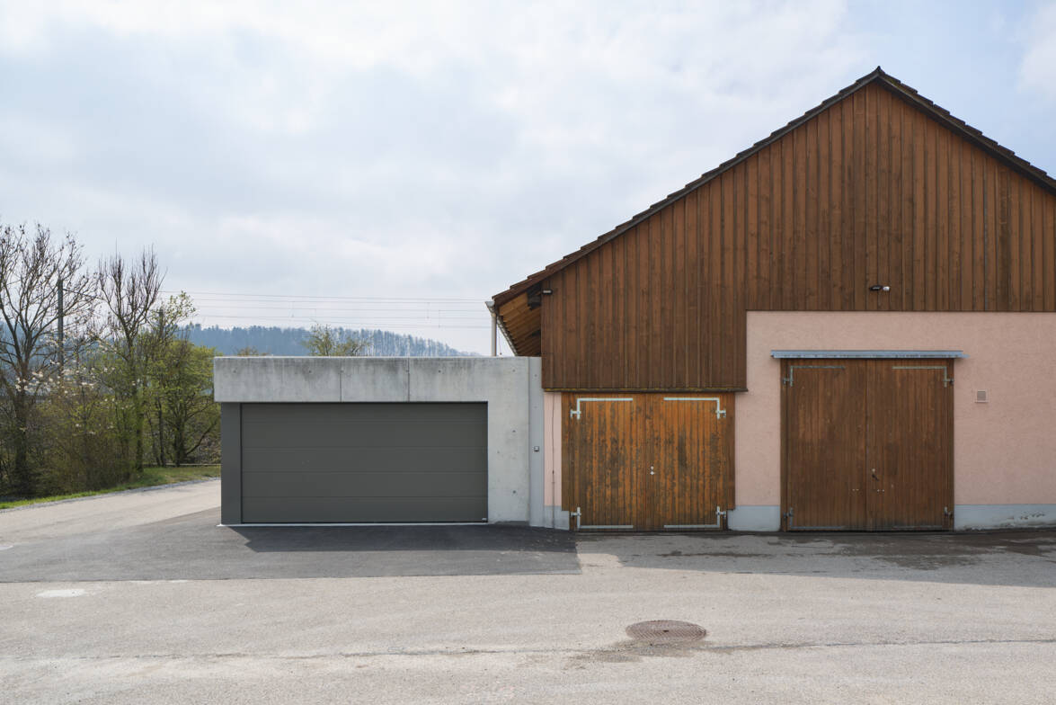 Unterstand, Frontansicht