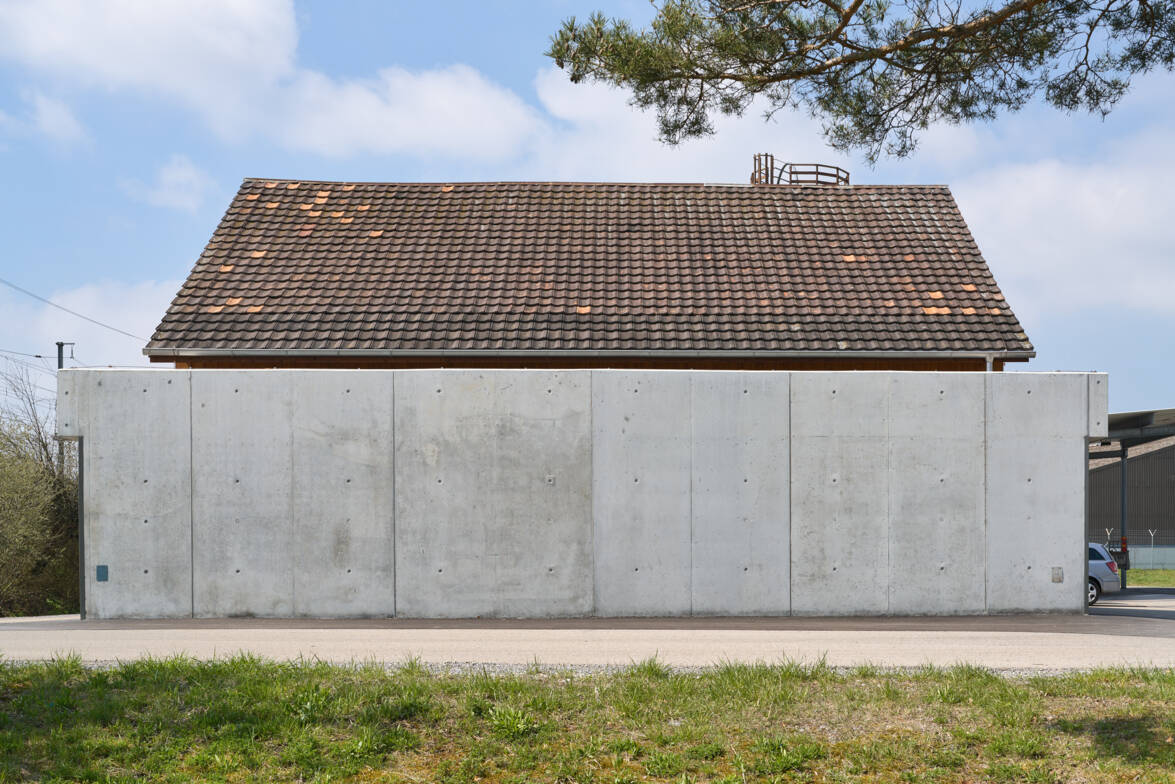 Unterstand, Seitenansicht