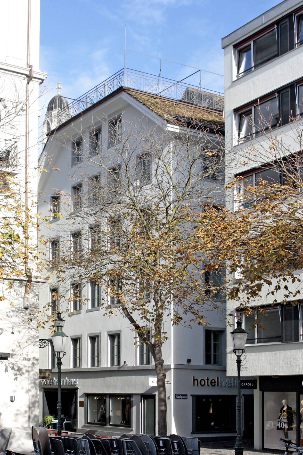 Hotel Helmhaus, Ansicht vom Schiffländeplatz
