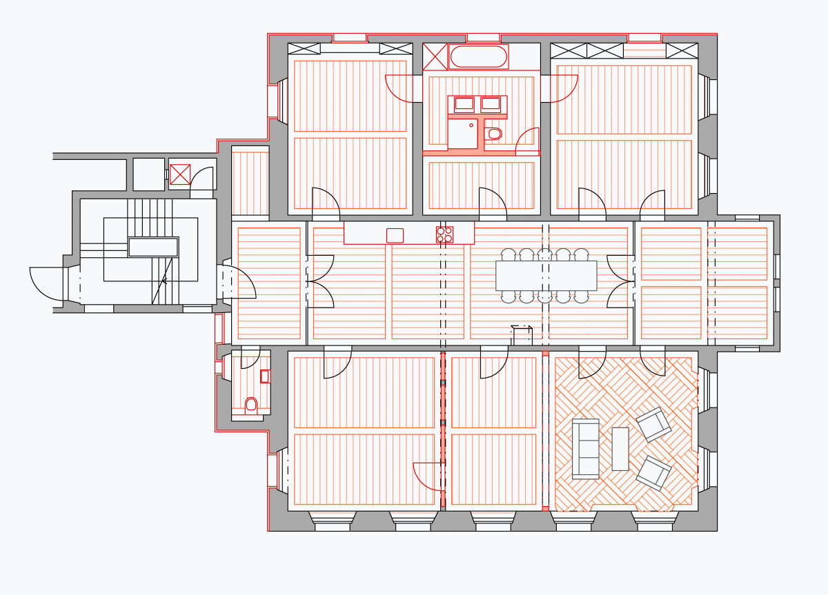 Grundriss Obergeschoss