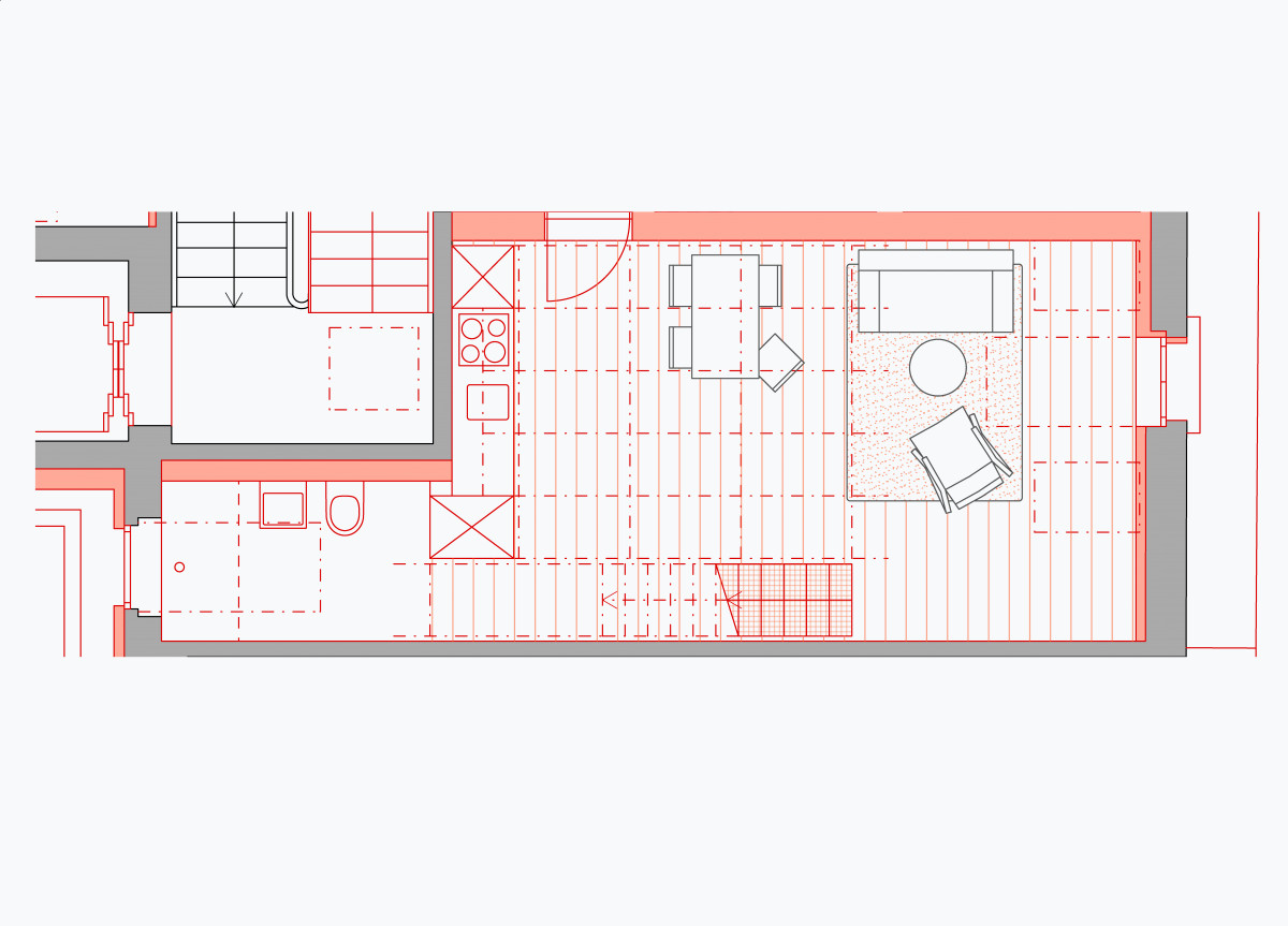 Maisonette-Wohnung 1.-2. Dachgeschoss